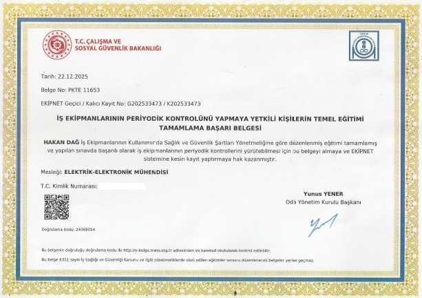 DAĞSA ENERJİ Yetki Belgesi